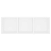 Produktbild för TV-skåp 2 st vit 107x35x37 cm konstruerat trä