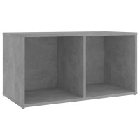Produktbild för TV-skåp 4 st betonggrå 72x35x36,5 cm konstruerat trä
