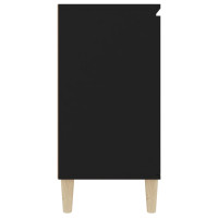 Miniatyr av produktbild för Skänk svart 103,5x35x70 cm spånskiva