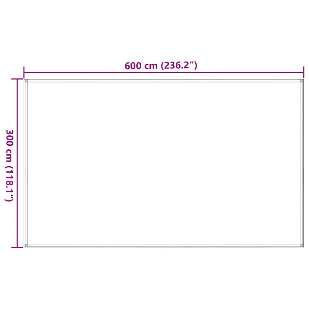 Produktbild för Tältmatta 300x600 cm beige