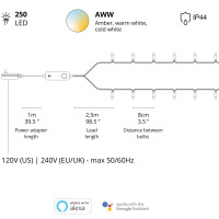 Miniatyr av produktbild för Strings 250 AWW LEDs Gen.II Gold Edition