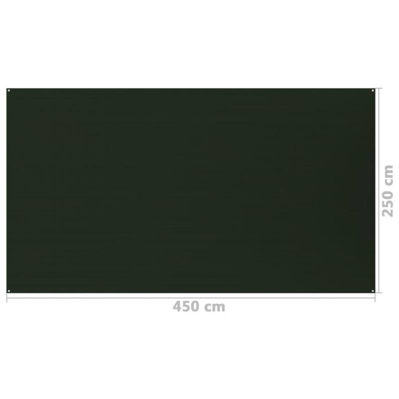 Produktbild för Tältmatta 250x450 cm mörkgrön
