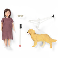 Miniatyr av produktbild för Docka Blindkäpp Hund
