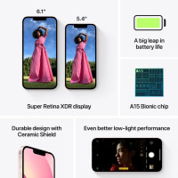 Miniatyr av produktbild för iPhone 13 256GB Pink