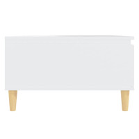 Produktbild för Soffbord vit 90x60x35 cm konstruerat trä