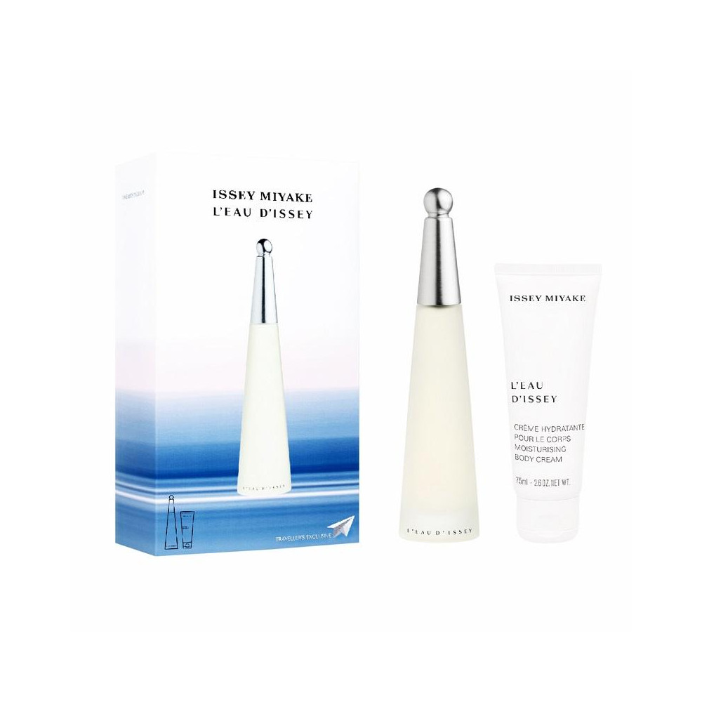 Produktbild för Giftset Issey Miyake LEau dIssey Edt 100ml + Body Lotion 75ml
