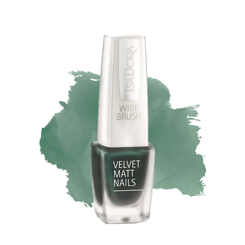 Produktbild för Isadora Velvet Matt Nails - Green Planet