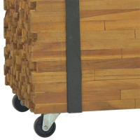 Produktbild för Soffbord 110x45x38 cm massiv teak