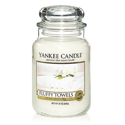Yankee Candle Classic Large Jar Fluffy Towels Candle 623g