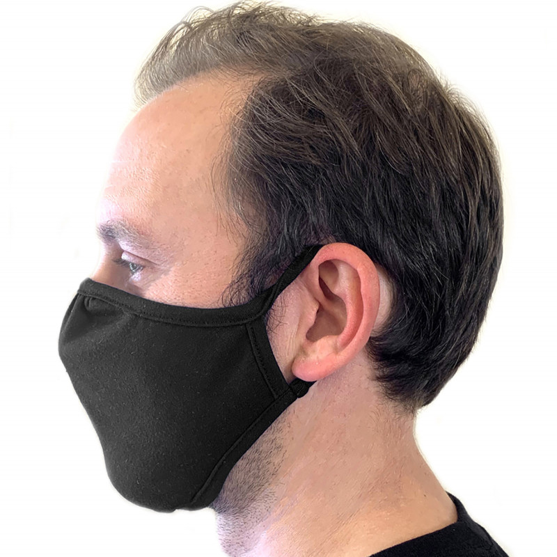 Produktbild för Next Level Eco Performance Face Mask HeatherRed