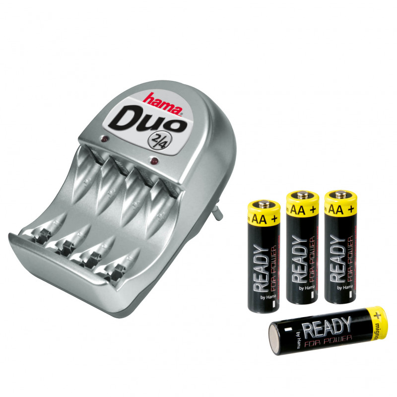 Produktbild för Batteriladdare Duo 4x AA 1,2V/2000mAh