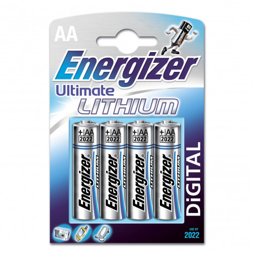 ENERGIZER Batteri AA/LR6 Ultimate Lithium 4-pack