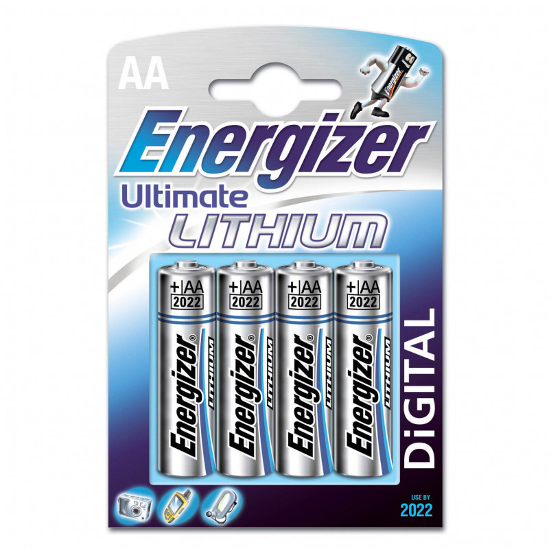 Produktbild för Batteri AA/LR6 Ultimate Lithium 4-pack