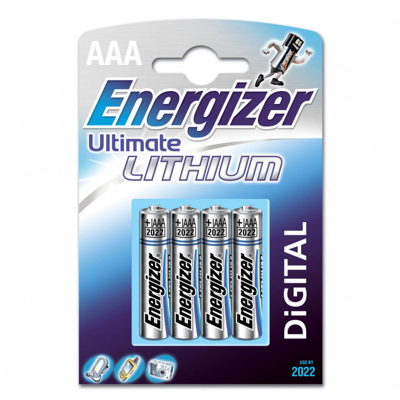 Produktbild för Batteri AAA/LR03 Ultimate Lithium 4-pack
