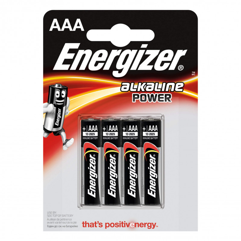 Produktbild för Batteri AAA/LR03 Alkaline Power 4-pack