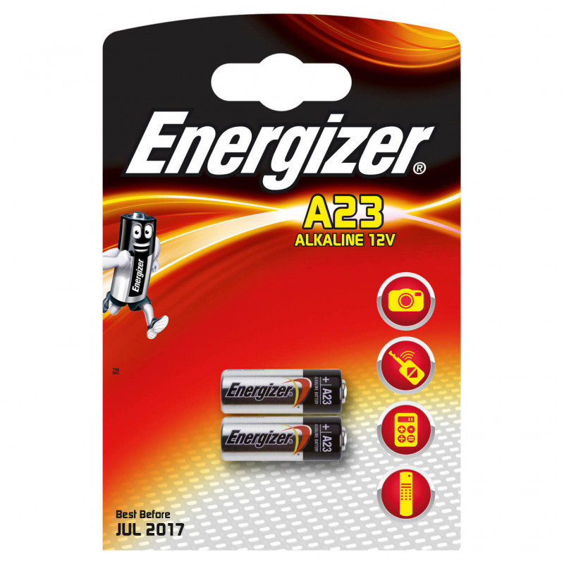 Produktbild för Batteri A23/E23A Alkaline 2-pack