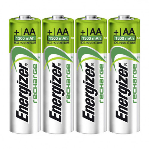 ENERGIZER Batteri AA/LR6 Laddbart Ni-Mh 1300mAh 4-pack