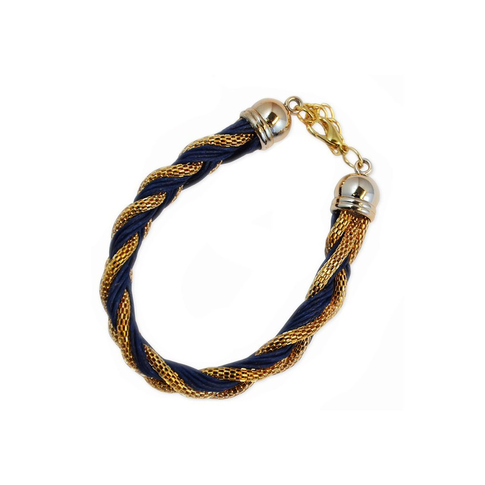 Produktbild för Braided Gold Blue