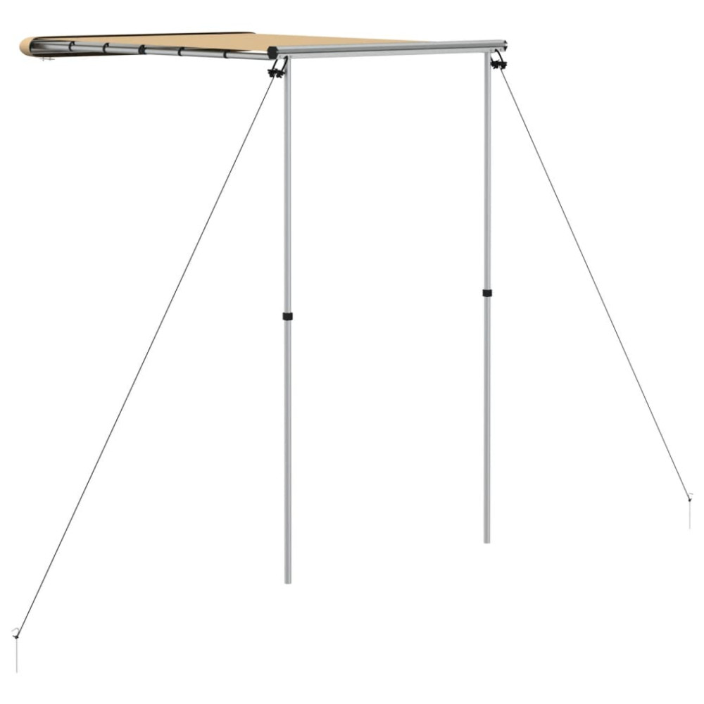 Produktbild för Husvagnsmarkis 1,2x2x2,15 m beige