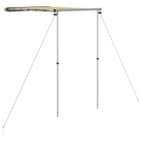 Produktbild för Husvagnsmarkis 1,2x2x2,15 m beige
