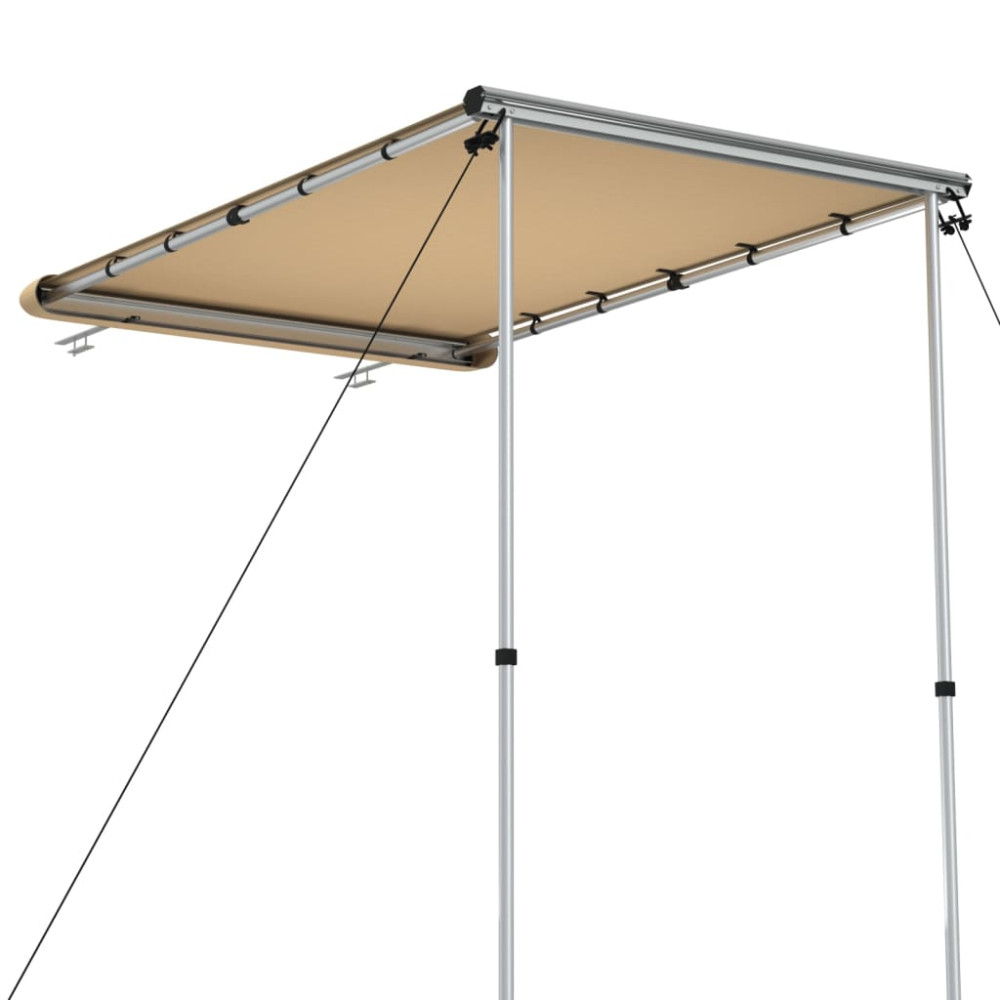 Produktbild för Husvagnsmarkis 1,2x2x2,15 m beige