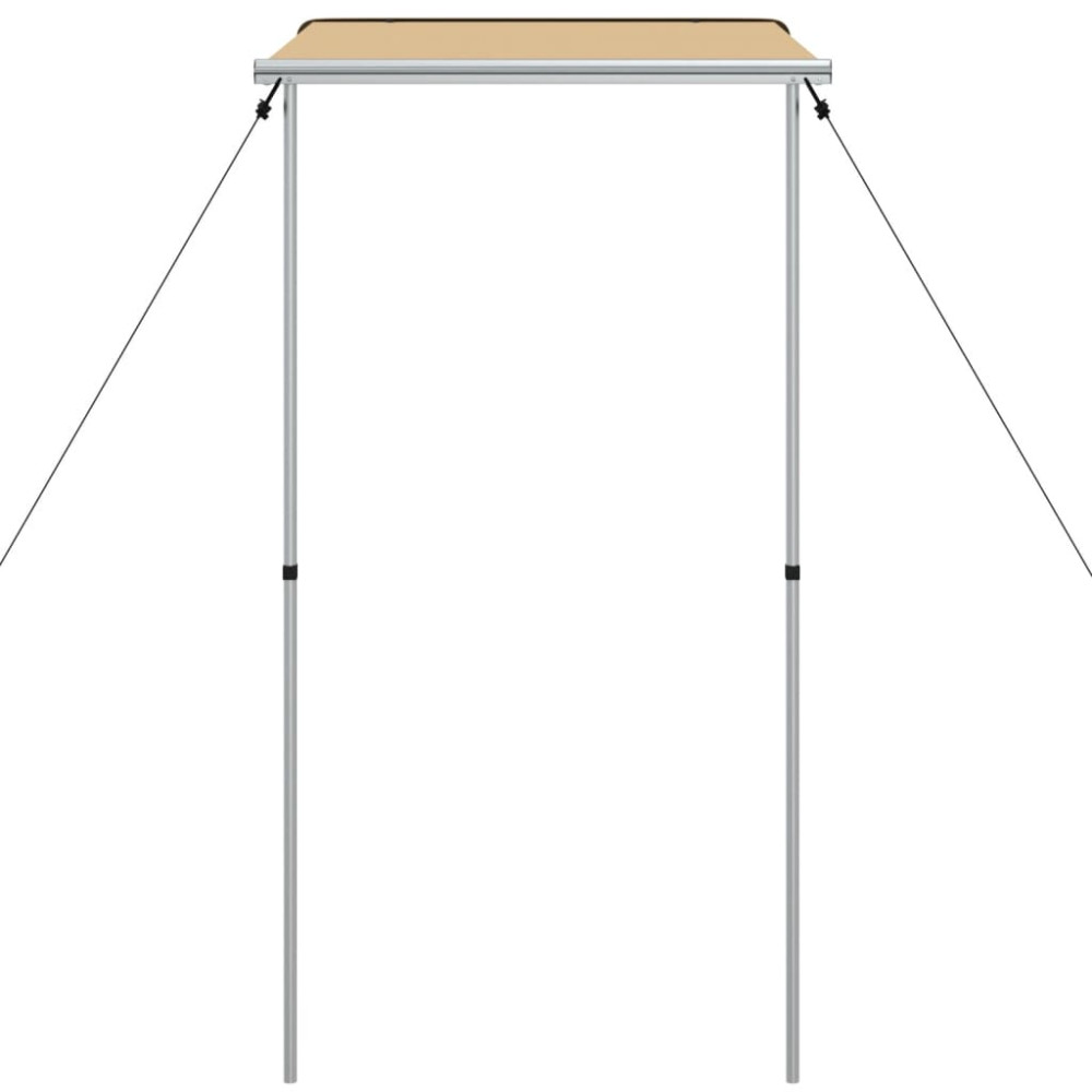 Produktbild för Husvagnsmarkis 1,2x2x2,15 m beige
