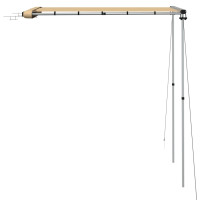 Produktbild för Husvagnsmarkis 1,2x2x2,15 m beige
