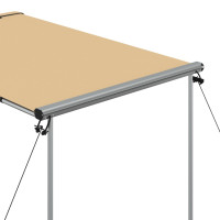 Produktbild för Husvagnsmarkis 1,2x2x2,15 m beige