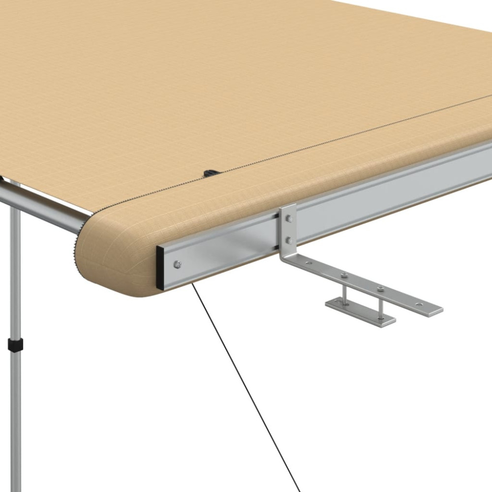 Produktbild för Husvagnsmarkis 1,2x2x2,15 m beige