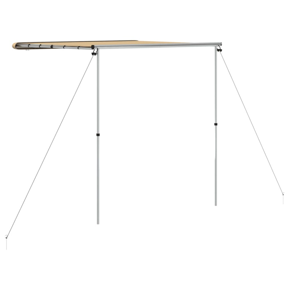 Produktbild för Husvagnsmarkis 1,8x2x2,15 m beige
