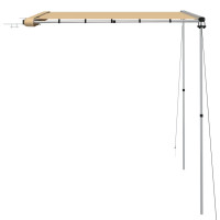 Produktbild för Husvagnsmarkis 1,8x2x2,15 m beige