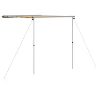 Produktbild för Husvagnsmarkis 1,8x2,5x2,15 m beige
