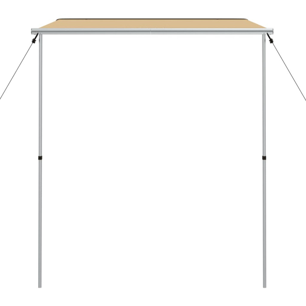 Produktbild för Husvagnsmarkis 1,8x2,5x2,15 m beige