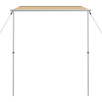 Produktbild för Husvagnsmarkis 1,8x2,5x2,15 m beige