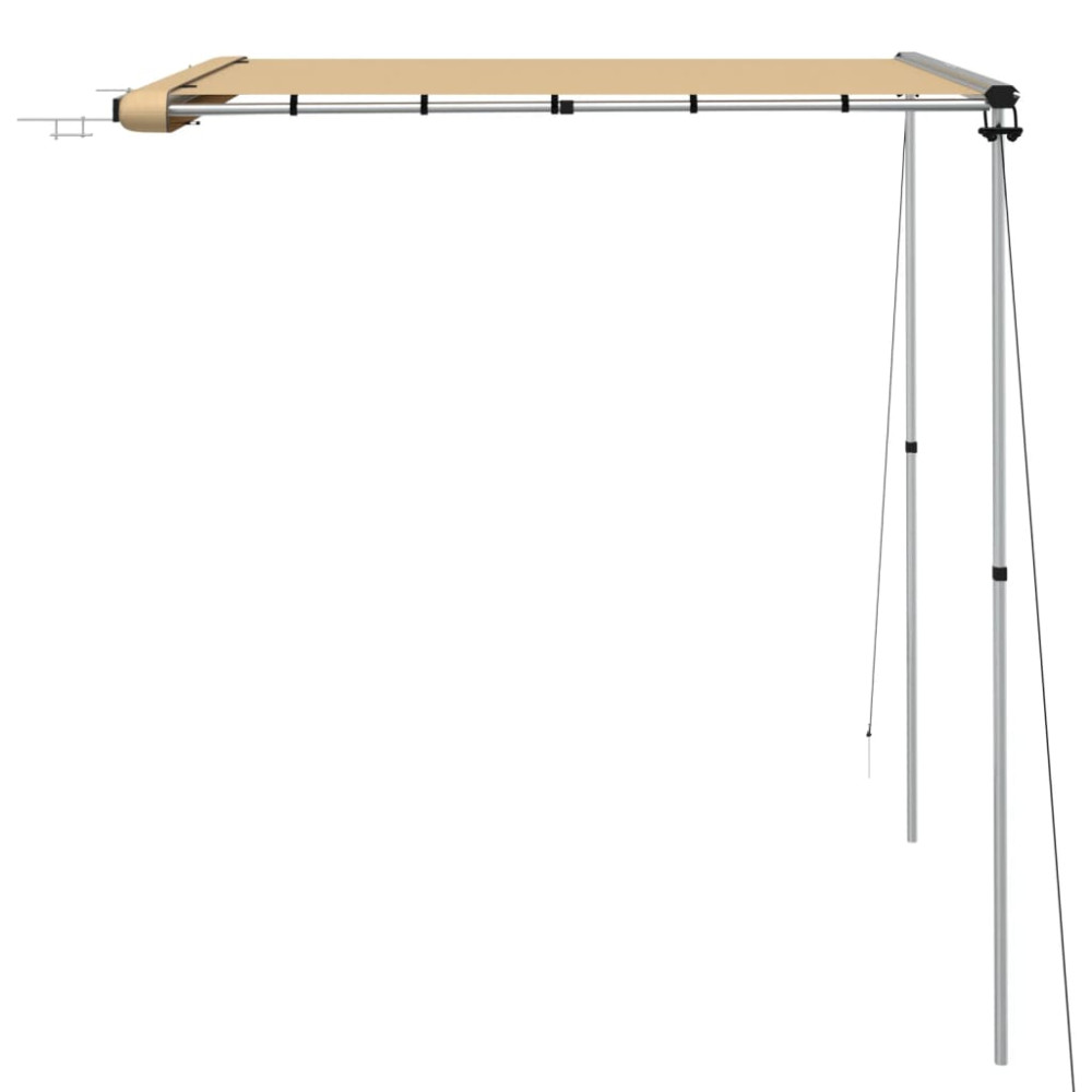 Produktbild för Husvagnsmarkis 2x2x2,15 m beige