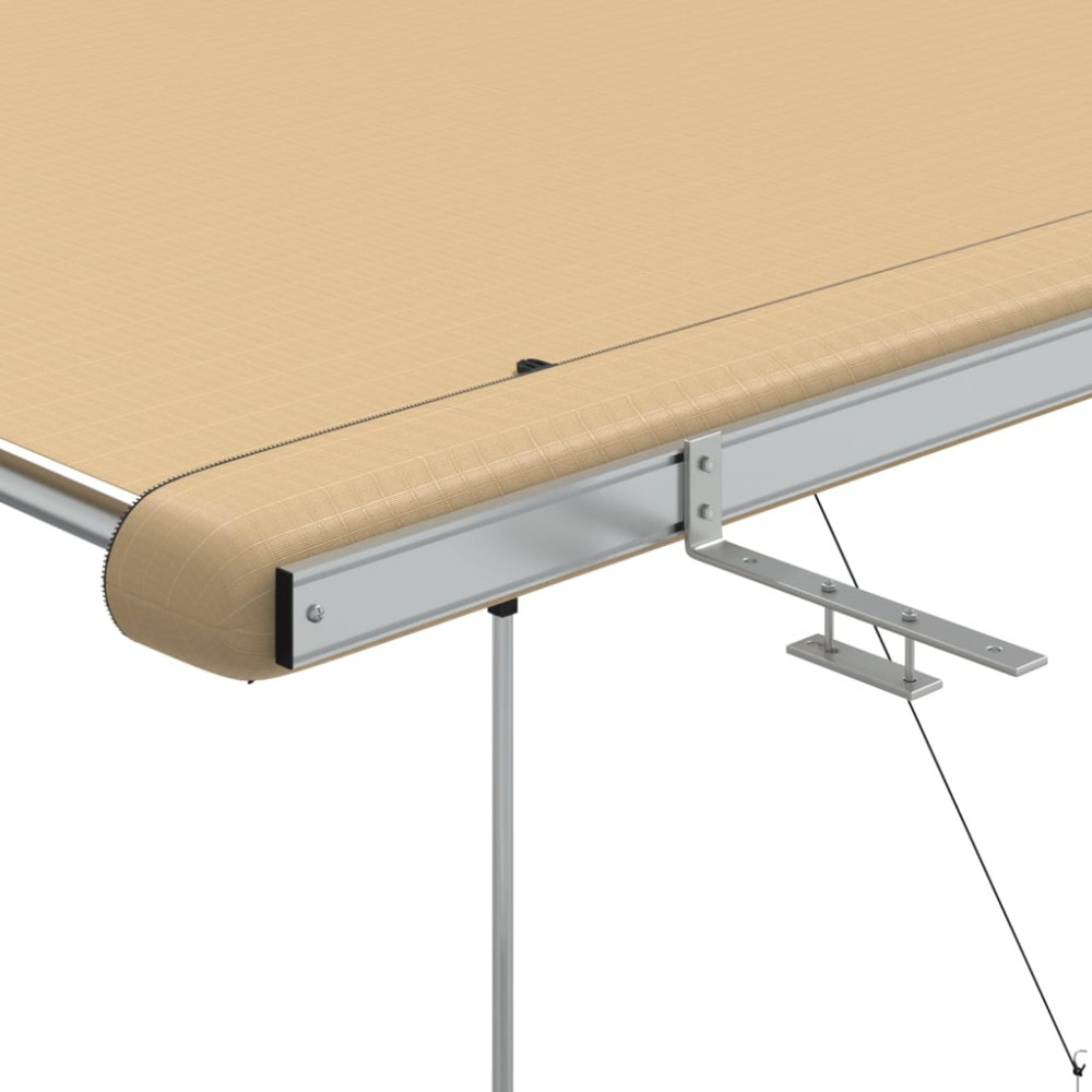 Produktbild för Husvagnsmarkis 2x2x2,15 m beige