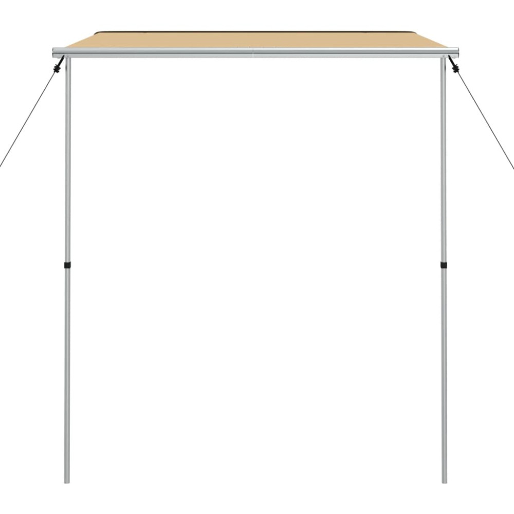 Produktbild för Husvagnsmarkis 2x2,5x2,15 m beige