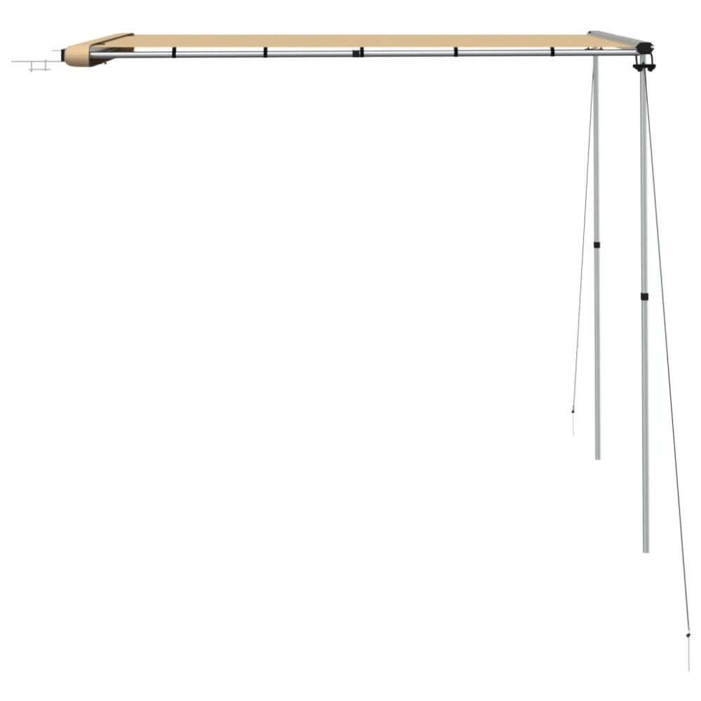 Produktbild för Husvagnsmarkis 2x2,5x2,15 m beige