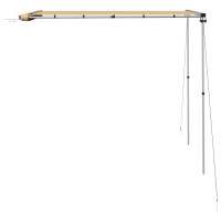 Produktbild för Husvagnsmarkis 2x2,5x2,15 m beige