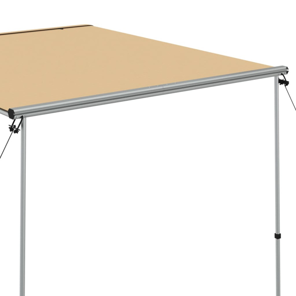 Produktbild för Husvagnsmarkis 2x2,5x2,15 m beige