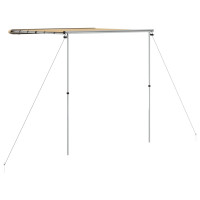 Produktbild för Husvagnsmarkis 2,4x2x2,15 m beige