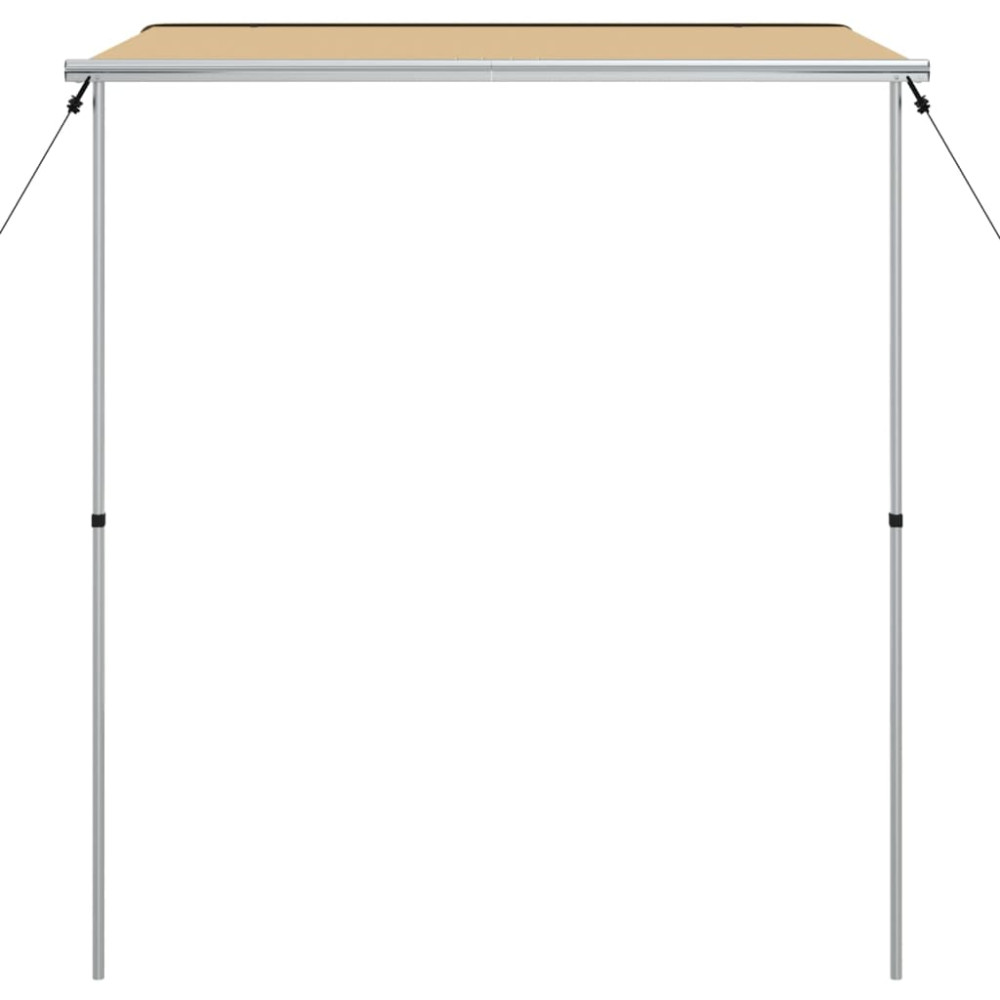 Produktbild för Husvagnsmarkis 2,4x2x2,15 m beige