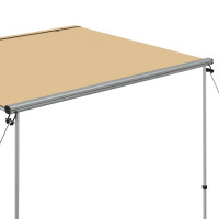 Produktbild för Husvagnsmarkis 2,4x2x2,15 m beige