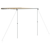 Produktbild för Husvagnsmarkis 2,4x2,5x2,15 m beige