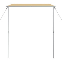 Produktbild för Husvagnsmarkis 2,4x2,5x2,15 m beige