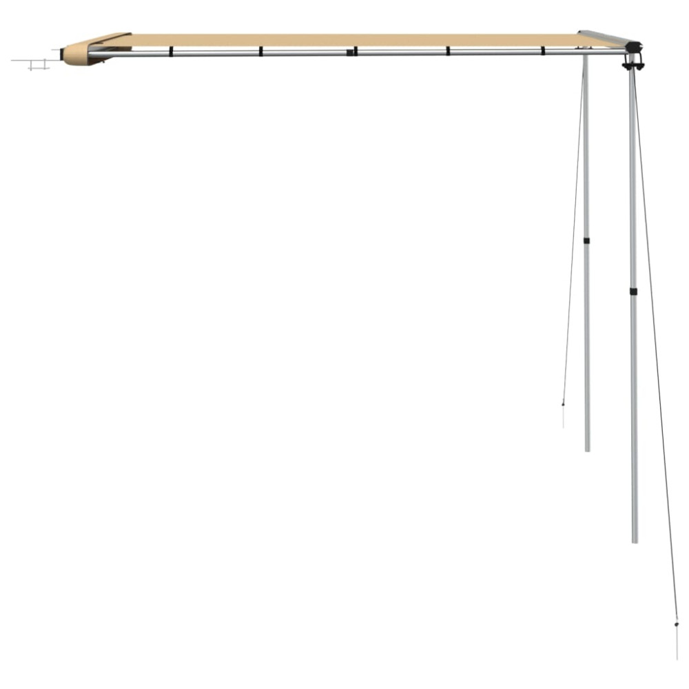 Produktbild för Husvagnsmarkis 2,4x2,5x2,15 m beige