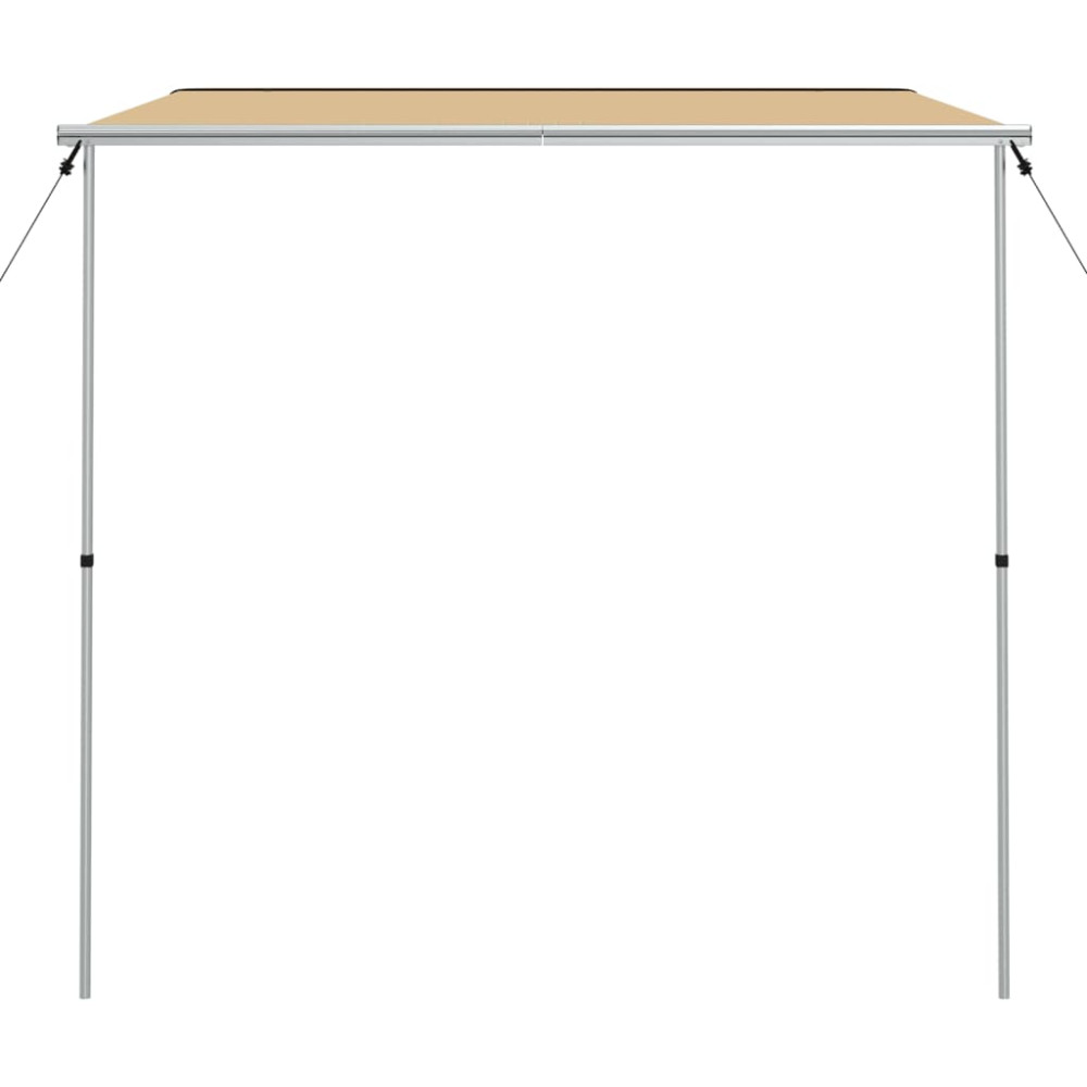 Produktbild för Husvagnsmarkis 2,4x3x2,15 m beige
