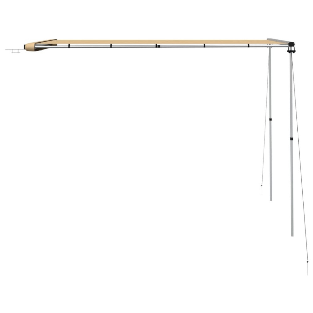 Produktbild för Husvagnsmarkis 2,4x3x2,15 m beige
