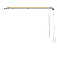 Produktbild för Husvagnsmarkis 2,4x3x2,15 m beige