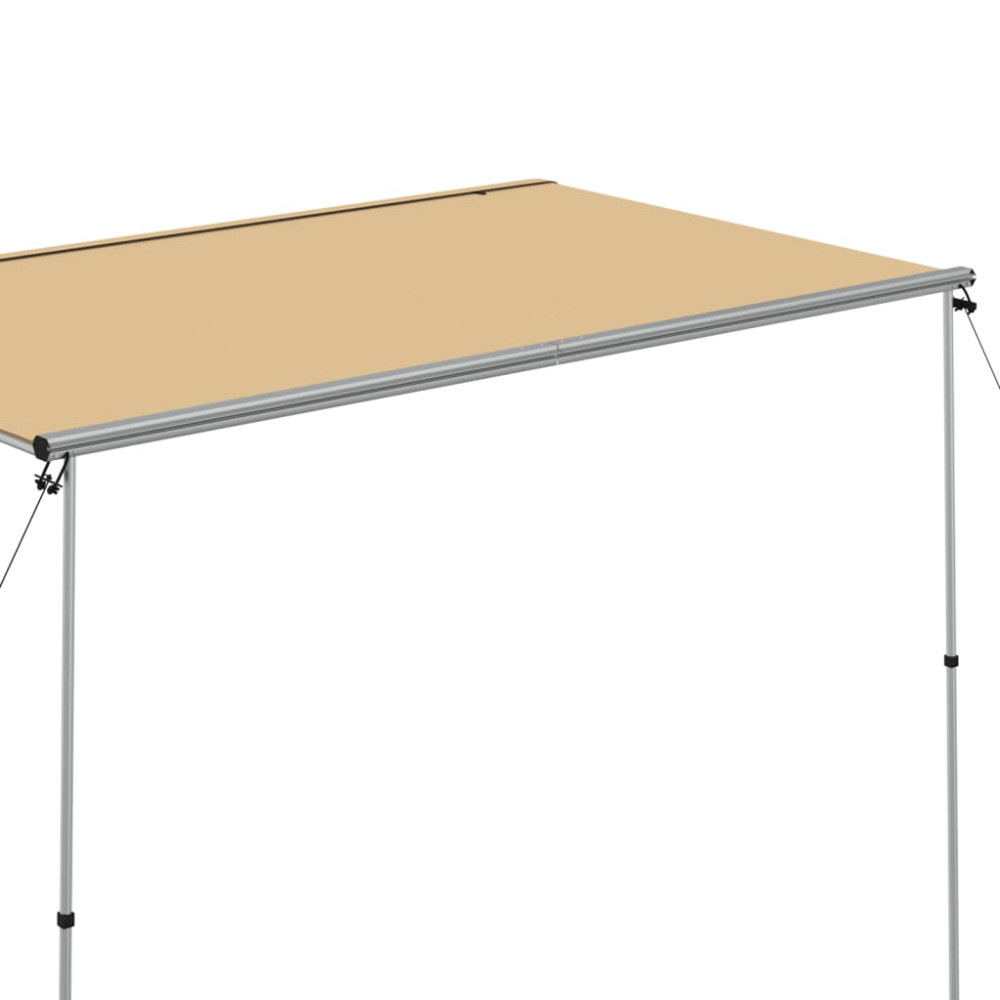 Produktbild för Husvagnsmarkis 3x2x2,15 m beige
